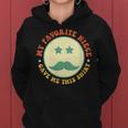 Womens Retro Hippie Face Fathers Day My Favorite Niece Gave Me This Women Hoodie Womens Retro Hippie Face Fathers Day My Favorite Niece Gave Me This Women Hoodie