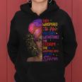 Womens She Whispered Back I Am The Storm Black History Month 2023 Women Hoodie