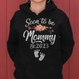 Womens Soon To Be Mommy 2023 Mothers Day First Time Mom Pregnancy Women Hoodie