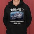 Womens Uss New Orleans Lpd-18 Veterans Day Father Day Gift Women Hoodie