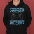 Zocken Reichet Mir Den Controller König Ps5 Konsole Gamer V3 Frauen Hoodie