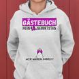 18 Geburtstag Gästebuch 18 Jahre Geburtstagsgeschenk Gast Frauen Hoodie