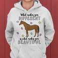 Autism Awareness Month What Makes You Different Horse Women Hoodie