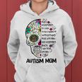 Autism Mom Skull They Whispered To Her You Cannot Withstand Women Hoodie