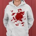 Blood Splatter Costume Gag Fancy Dress Scary Halloween Women Hoodie Graphic Print Hooded Sweatshirt