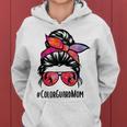 Color Guard Mom Messy Bun Marching Band School Mommy Mother Women Hoodie