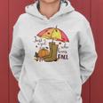 Funny Fall Just A Girl Who Love Fall Women Hoodie Graphic Print Hooded Sweatshirt