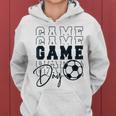 Game Day Soccer Mirror Soccer Mom Soccer Vibes Cool Women Hoodie