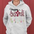 Happy Easter Day Christian Religious Jesus Cute Bunny Egg Women Hoodie