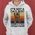 Its Not A Dad Bod Its Father Figure Bear Beer Lover Gift Women Hoodie
