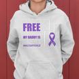 Land Of The Free Because My Daddy Is Brave Militarychild Women Hoodie