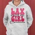 Lustiges Mädchen Lacrosse Lax Girl Frauen Hoodie