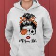 Mom Life Basketball Soccer Mom Bandana Mothers Day Messy Bun Gift For Womens Women Hoodie