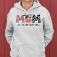 Mom Of The Birthday For Girl Cow Farm Birthday Cow Mommy 1St Women Hoodie