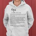 Opa Definition Hoodie, Herren Spruch für Großvater