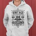 Retro 100 Jahre Oma Geburtstag Langarmshirt, Vintage 1922 Design Hoodie