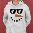 Snowman Face Shirt For Boys Kids Toddlers Glasse Christmas Winter Women Hoodie