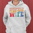 Somebodys Fine Ass Wife Funny Saying Milf Hot Momma - Back Women Hoodie