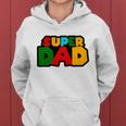 Super Dad Retro Gift Women Hoodie