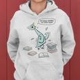 Teacher Library Read Mo Books Pigeon Reading Library Women Hoodie