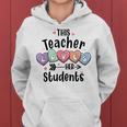 This Teacher Loves Her Students Valentines Day Cute Teacher Women Hoodie