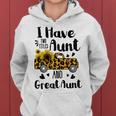 Tu I Have Two Titles Aunt And Great Aunt Sunflower Truck Gift For Womens Women Hoodie