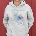 Womens Dragonfly Happiness Is Being A Mom And Oma Women Hoodie