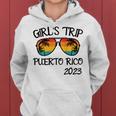 Womens Girls Trip Puerto Rico 2023 Sunglasses Summer Vacation Women Hoodie