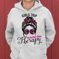Womens Weekend Vacation Girls Trip Better Than Therapy Women Hoodie