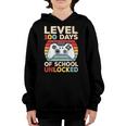 100 Day Of School Funny Gamer Video Games Boys 100Th Day V2 Youth Hoodie