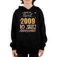 10Th Birthday Shirt April Girls Gift Age 10 Year Old Niece Youth Hoodie
