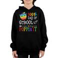 Happy 100 Days Of School And Still Poppin 100Th Day Pop It  V10 Youth Hoodie