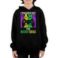 I Paused My Game For Mardi Gras Video Game Mardi Gras  Youth Hoodie