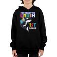 Back To School Im Ready To Crush 1St Grade Orca Whale Youth Hoodie