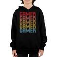 Gamer Retro Style Vintage Video Game Player Boys Ns Men Youth Hoodie