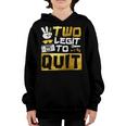 Hip Hop Two Legit To Quit 2Nd Birthday Decorations Boy Girl Youth Hoodie