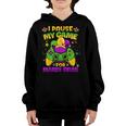 I Paused My Game For Mardi Gras Gamer Gaming Kids Boy Funny Youth Hoodie