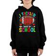 I Tackled 100 Day Of School Football Boy 100Th Day Of School V7 Youth Hoodie