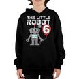 Kids 6 Year Old Robot Birthday Shirt Science Robotics 6Th Gift Youth Hoodie