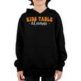 Kids Table Alumni Funny Retro Groovy Matching Thanksgiving Youth Hoodie