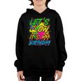 Lets Glow Its My Birthday Party Boys Girls Birthday Party Youth Hoodie