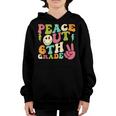 Peace Out 6Th Grade Groovy Graduation Last Day Of School Youth Hoodie
