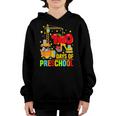 Retro I Crushed 100 Days Of Preschool Construction Truck Youth Hoodie