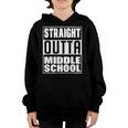 Straight Outta Middle School Class Of 2023 Senior Graduation Youth Hoodie