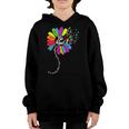 Sunflower Autism Awareness Be Kind Puzzle Mom Support Kids Youth Hoodie