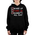Wake Up Turn 16 Game All Day Gamer Birthday For Kids Youth Youth Hoodie