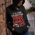 V Is For Video Games Valentines Day Game Lover  Youth Hoodie
