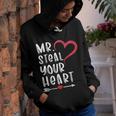 Boys Valentine Mr Steal Your Heart For Boys Men Gifts Youth Hoodie