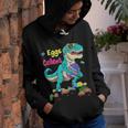 Dinosaur Bunny Eggs Cellent Easter GiftRex Boys Kids Youth Hoodie