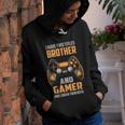 Funny Gamer I Have Two Titles Brother And Gamer Gaming Youth Hoodie